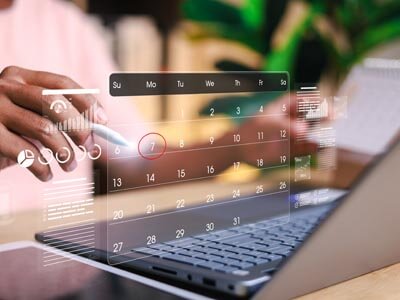 Tela de configuração de regras de agendamento online