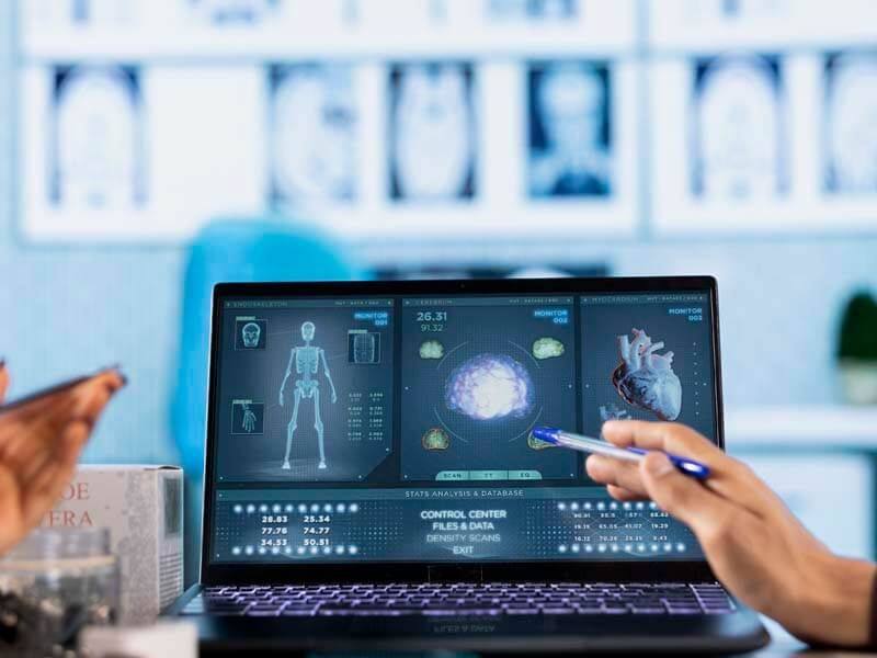 Prontuário eletrônico com inteligência artificial em uso